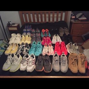 Selling my collection of shoes.